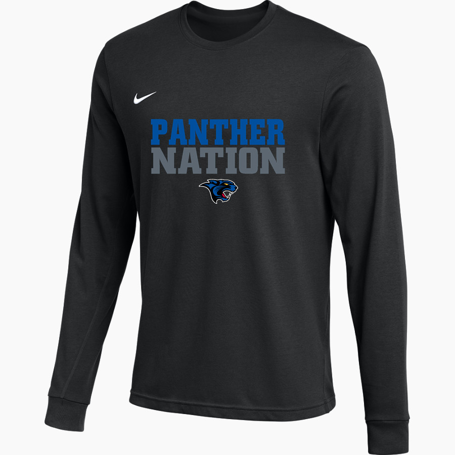 SALE CREEK Panthers Online Store <span class="pdp-name-mascot">SALE CREEK PANTHERS /LADY</span> Nike Men's Team Primary Long Sleeve Tee