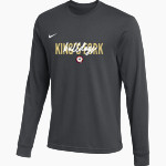 KING'S FORK HIGH SCHOOL BULLDOGS <span class="pdp-name-mascot">KINGS FORK BULLDOGS</span> Nike Men's Team Primary Long Sleeve Tee Front Thumbnail