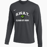 S.W.A.T. Educational Academy Nike Men's Team Primary Long Sleeve Tee Front Thumbnail