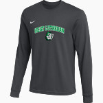 West Lutheran Warriors Nike Men's Team Primary Long Sleeve Tee Front Thumbnail