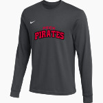 PECK COMMUNITY Pirates Nike Men's Team Primary Long Sleeve Tee Front Thumbnail