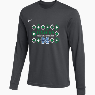 Nike Men's Team Primary Long Sleeve Tee