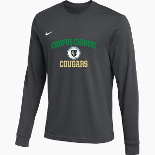 Nike Men's Team Primary Long Sleeve Tee