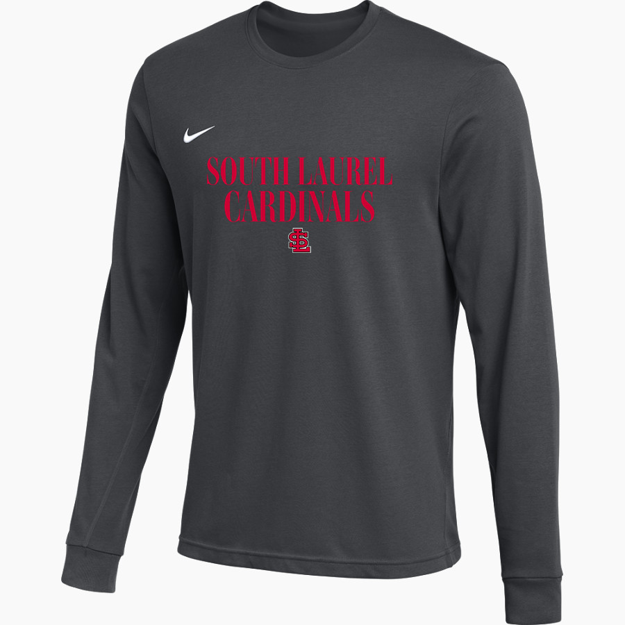 SOUTH LAUREL HIGH SCHOOL CARDINALS <span class="pdp-name-mascot">SOUTH LAUREL CARDINALS</span> Nike Men's Team Primary Long Sleeve Tee