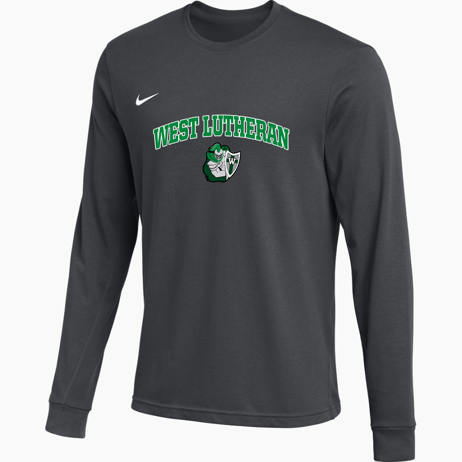 West Lutheran Warriors Nike Men's Team Primary Long Sleeve Tee