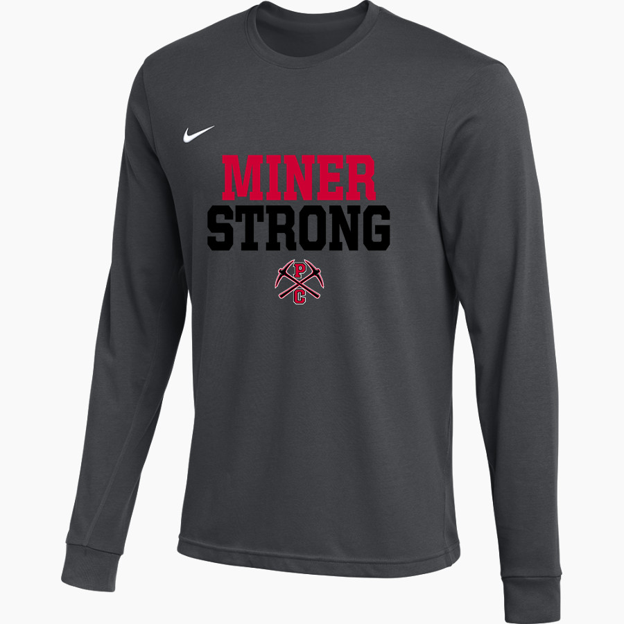 Park City Miners <span class="pdp-name-mascot">PARK CITY MINERS</span> Nike Men's Team Primary Long Sleeve Tee