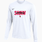 SHAW HIGH SCHOOL CARDINALS Nike Men's Team Primary Long Sleeve Tee Front Thumbnail