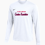 National Wrestling Coaches Association <span class="pdp-name-mascot">NWCA</span> Nike Men's Team Primary Long Sleeve Tee Front Thumbnail