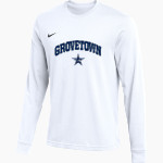 GROVETOWN HIGH SCHOOL WARRIORS <span class="pdp-name-mascot">GROVETOWN WARRIORS</span> Nike Men's Team Primary Long Sleeve Tee Front Thumbnail