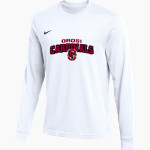 OROSI HIGH SCHOOL CARDINALS <span class="pdp-name-mascot">OROSI CARDINALS</span> Nike Men's Team Primary Long Sleeve Tee Front Thumbnail