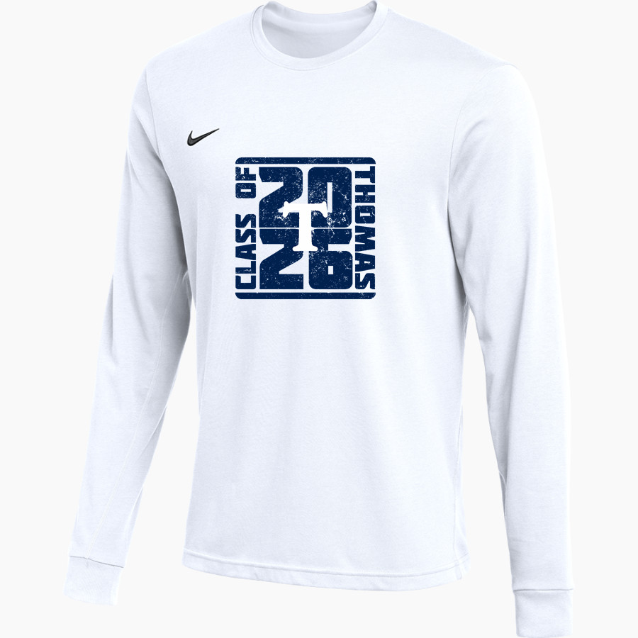 Thomas TITANS <span class="pdp-name-mascot">THOMAS TITANS</span> Nike Men's Team Primary Long Sleeve Tee