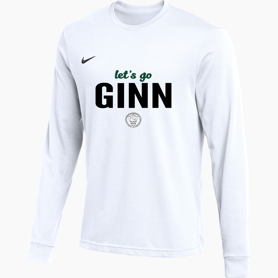 GINN ACADEMY CRAZYLEGS <span class="pdp-name-mascot">GINN CRAZYLEGS</span> Nike Men's Team Primary Long Sleeve Tee