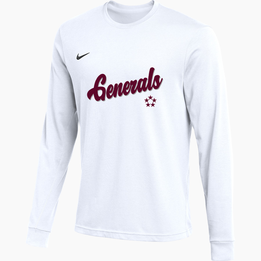 TOWSON HIGH SCHOOL GENERALS <span class="pdp-name-mascot">TOWSON GENERALS</span> Nike Men's Team Primary Long Sleeve Tee