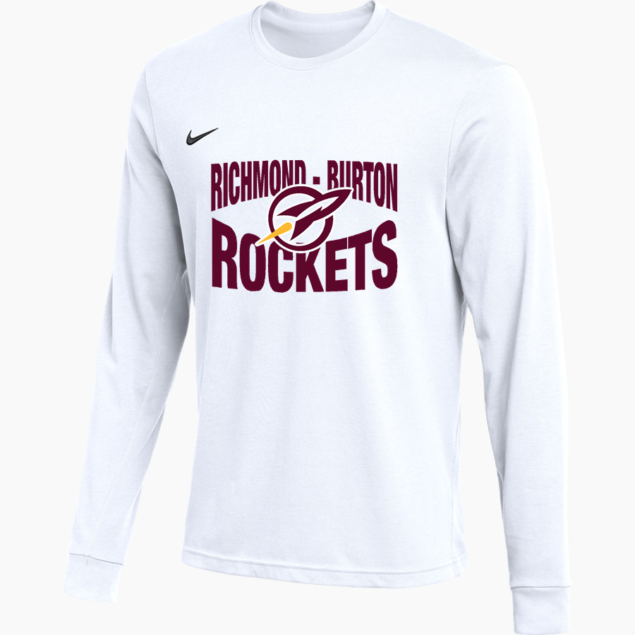 RICHMOND-BURTON HIGH SCHOOL ROCKETS Nike Men's Team Primary Long Sleeve Tee