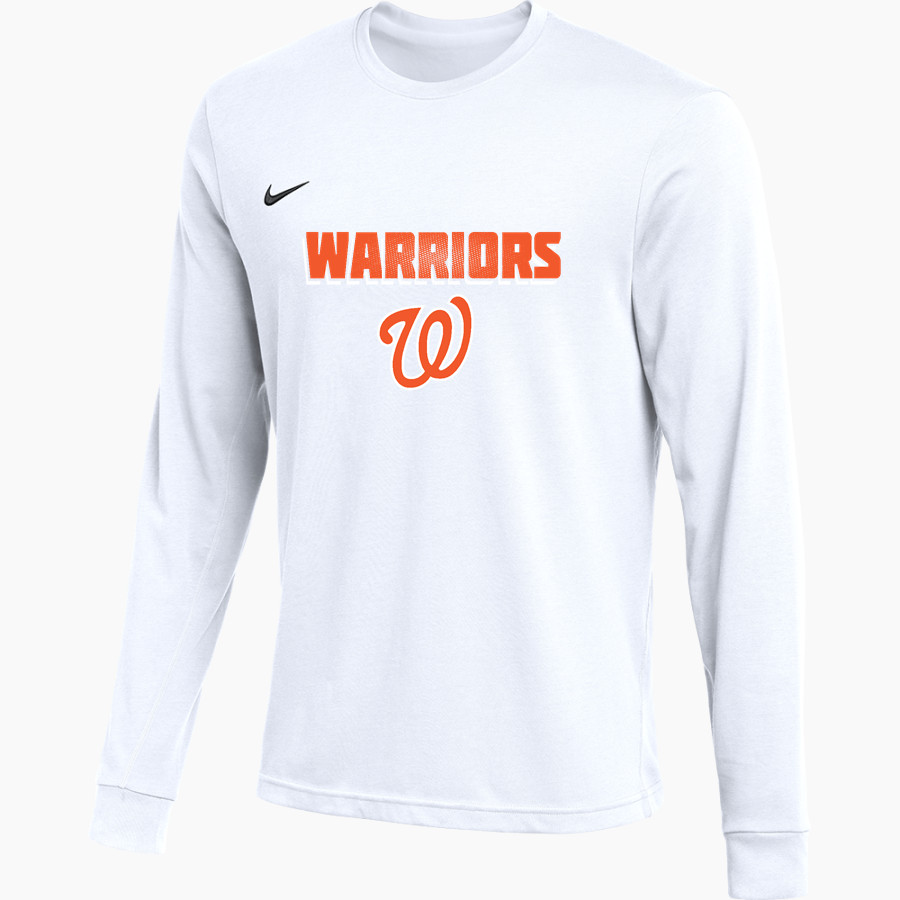 WAYLAND HIGH SCHOOL WARRIORS Nike Men's Team Primary Long Sleeve Tee