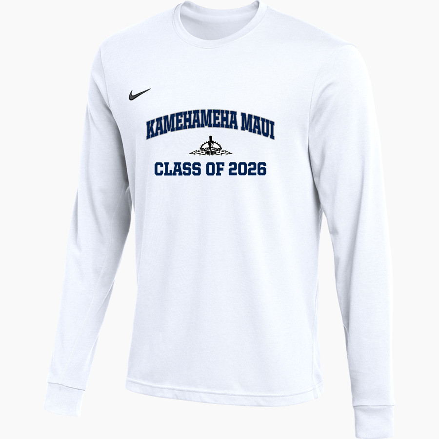 Kamehameha Maui Warriors <span class="pdp-name-mascot">Kamehameha Maui Warriors</span> Nike Men's Team Primary Long Sleeve Tee