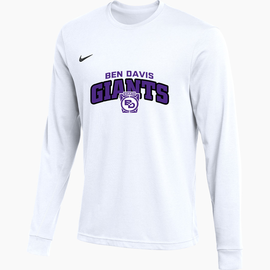 Ben Davis Giants Nike Men's Team Primary Long Sleeve Tee