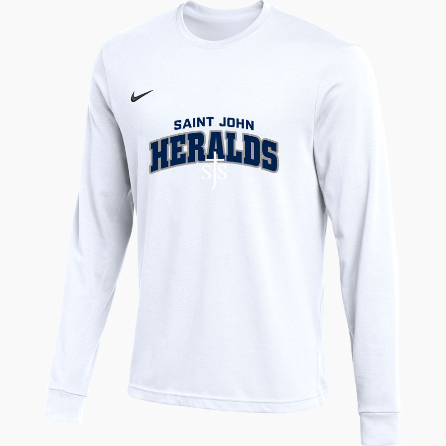 SAINT JOHN HERALDS <span class="pdp-name-mascot">SAINT JOHN HERALDS</span> Nike Men's Team Primary Long Sleeve Tee