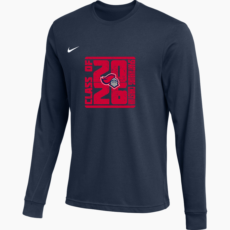 SPARTANBURG CHRISTIAN ACADEMY WARRIORS <span class="pdp-name-mascot">SPARTANBURG WARRIORS</span> Nike Men's Team Primary Long Sleeve Tee