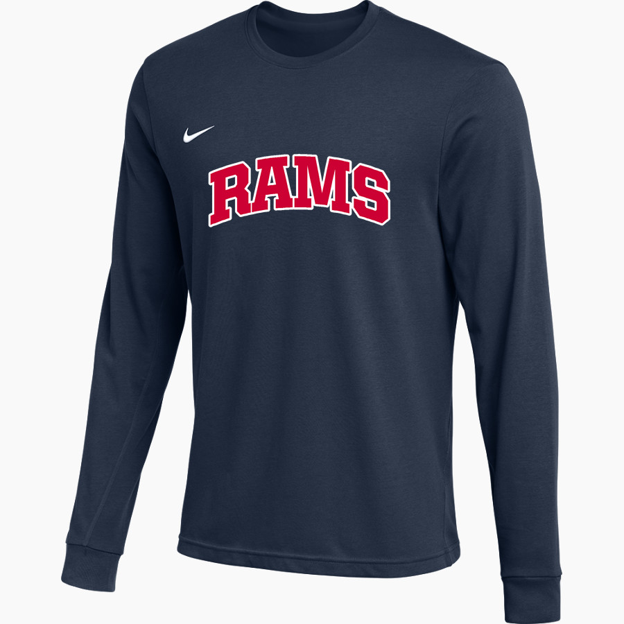 Bluefield University Sideline Store <span class="pdp-name-mascot">Bluefield University</span> Nike Men's Team Primary Long Sleeve Tee