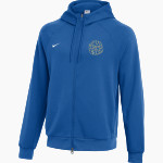 Brentwood Lacrosse Club Online Store <span class="pdp-name-mascot">Brentwood Bruins</span> Nike Men's Primary Full Zip Hoodie Front Thumbnail