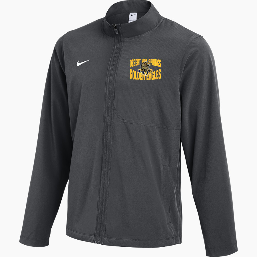 DESERT HOT SPRINGS HIGH SCHOOL GOLDEN EAGLES <span class="pdp-name-mascot">DESERT HOT SPRINGS GOLDEN EAGLES</span> Nike Men's Dry Woven Full-Zip Jacket