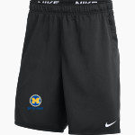 Mitchell Bluejackets Nike Men's Team Totality Knit 7" Unlined Short Front Thumbnail