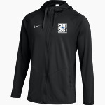 ROCKY BAYOU CHRISTIAN SCHOOL KNIGHTS <span class="pdp-name-mascot">ROCKY BAYOU KNIGHTS</span> Nike Men's Team Full Zip Hooded Relentless Jacket Front Thumbnail