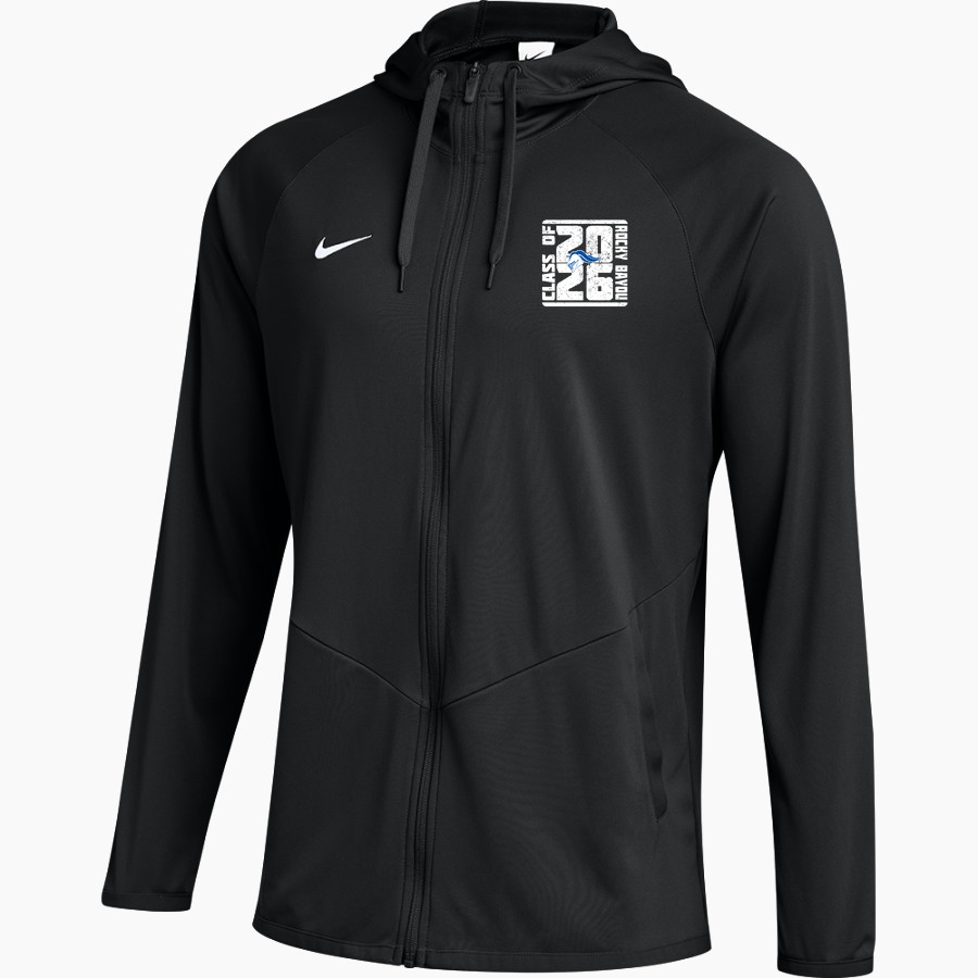 ROCKY BAYOU CHRISTIAN SCHOOL KNIGHTS <span class="pdp-name-mascot">ROCKY BAYOU KNIGHTS</span> Nike Men's Team Full Zip Hooded Relentless Jacket