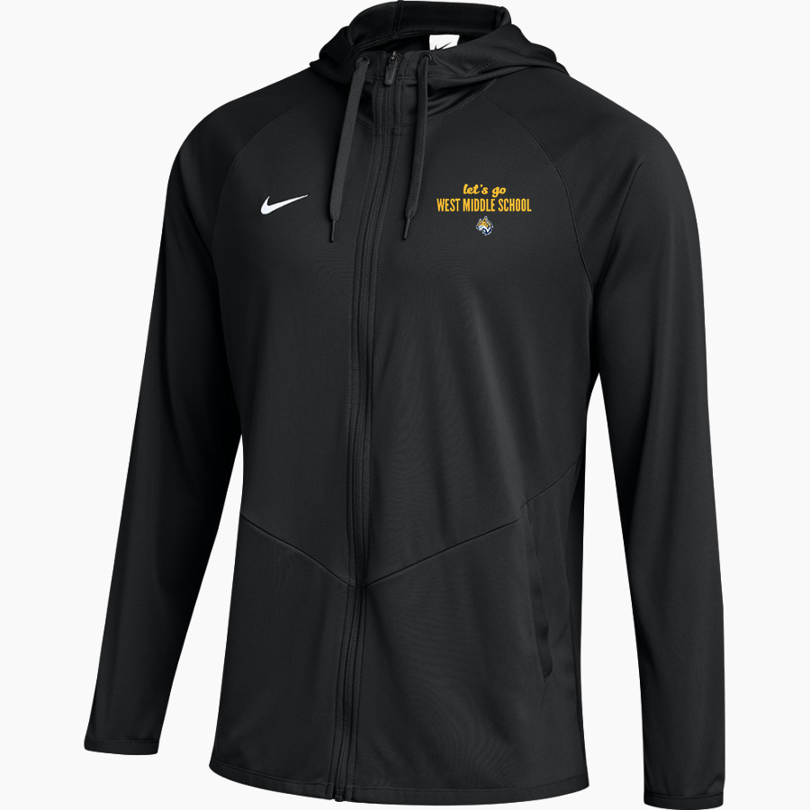 West Middle School Wildcats <span class="pdp-name-mascot">West Middle School Wildcats</span> Nike Men's Team Full Zip Hooded Relentless Jacket
