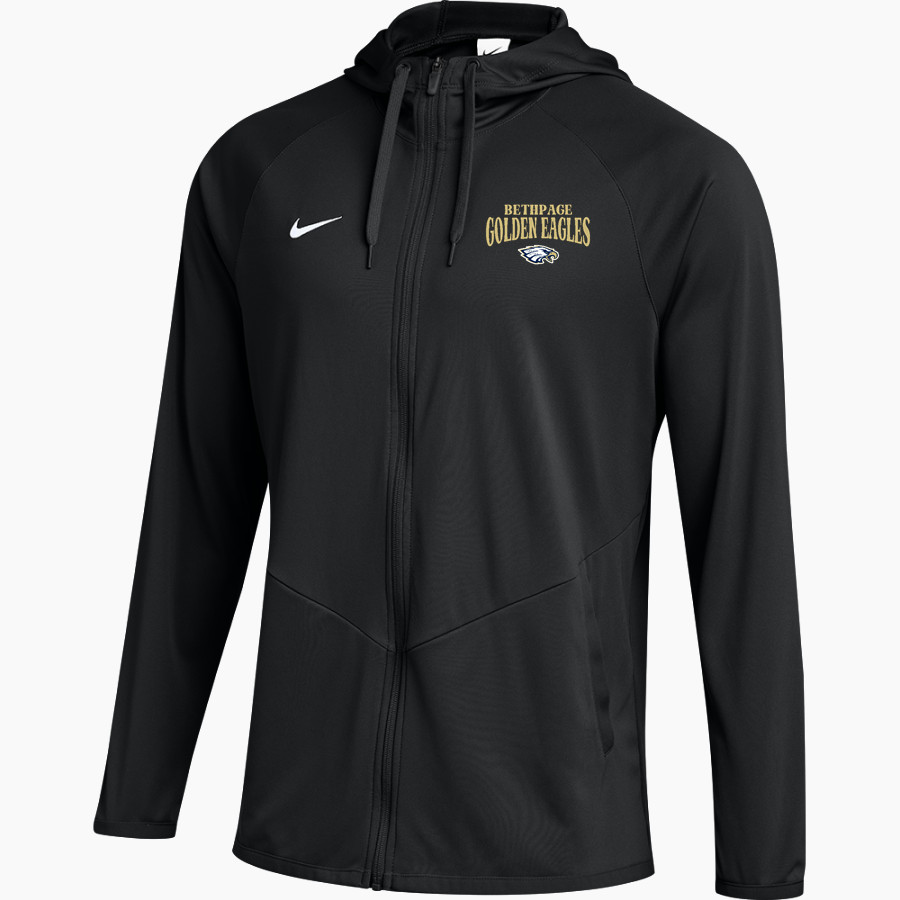 BETHPAGE HIGH SCHOOL GOLDEN EAGLES <span class="pdp-name-mascot">BETHPAGE GOLDEN EAGLES</span> Nike Men's Team Full Zip Hooded Relentless Jacket