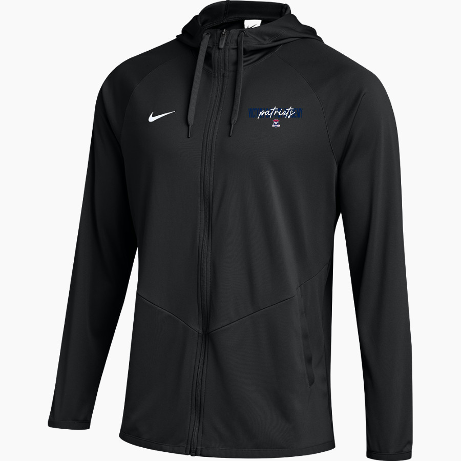 VICTORY BAPTIST ACADEMY PATRIOTS <span class="pdp-name-mascot">VICTORY BAPTIST ACADEMY PATRIOTS</span> Nike Men's Team Full Zip Hooded Relentless Jacket