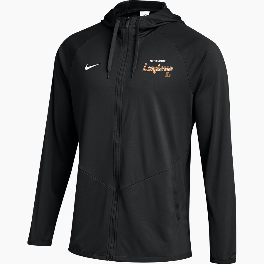 Sycamore Longhorns <span class="pdp-name-mascot">Sycamore Elementary School Longhorns</span> Nike Men's Team Full Zip Hooded Relentless Jacket