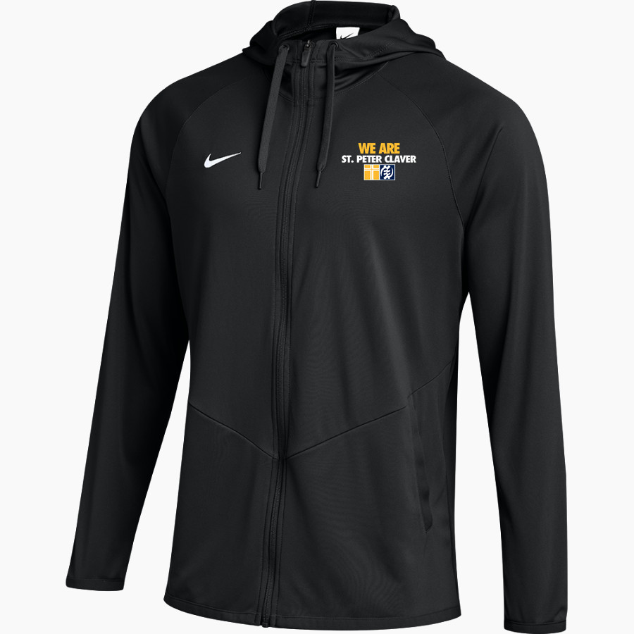 St. Peter Claver Knights Nike Men's Team Full Zip Hooded Relentless Jacket