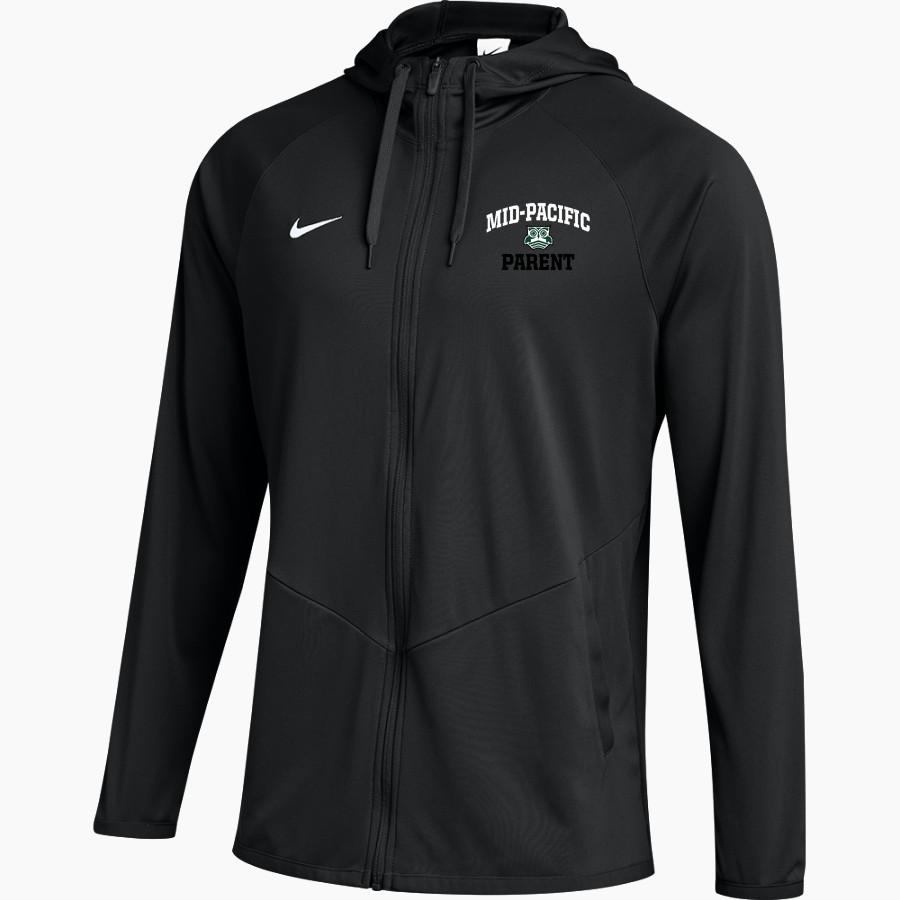 Mid-Pacific Owls <span class="pdp-name-mascot">Mid-Pacific Owls</span> Nike Men's Team Full Zip Hooded Relentless Jacket