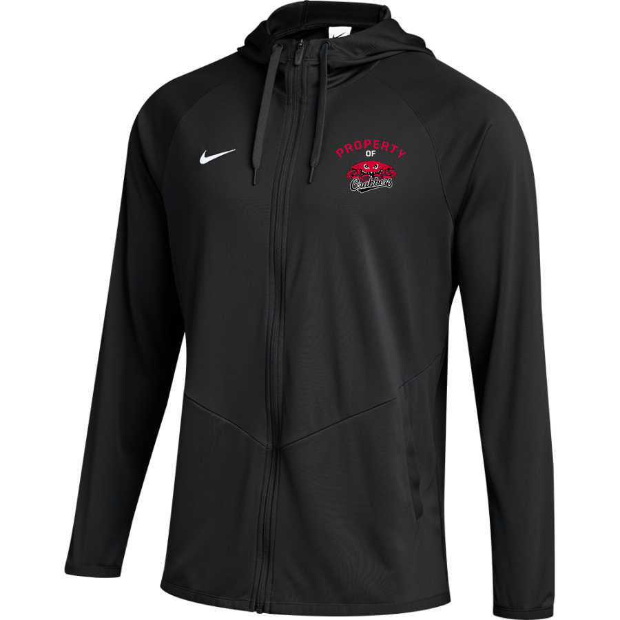 HAMPTON HIGH SCHOOL CRABBERS <span class="pdp-name-mascot">HAMPTON CRABBERS</span> Nike Men's Team Full Zip Hooded Relentless Jacket