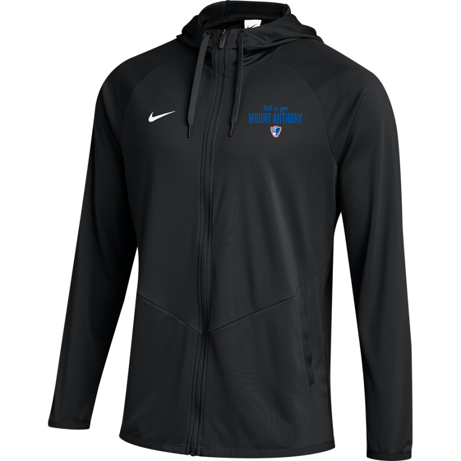 MOUNT ANTHONY UNION HIGH SCHOOL PATRIOTS <span class="pdp-name-mascot">MOUNT ANTHONY PATRIOTS</span> Nike Men's Team Full Zip Hooded Relentless Jacket