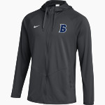 Brandeis Judges Online Store <span class="pdp-name-mascot">Brandeis Judges</span> Nike Men's Team Full Zip Hooded Relentless Jacket Front Thumbnail