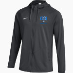 UAH Chargers Nike Men's Team Full Zip Hooded Relentless Jacket Front Thumbnail