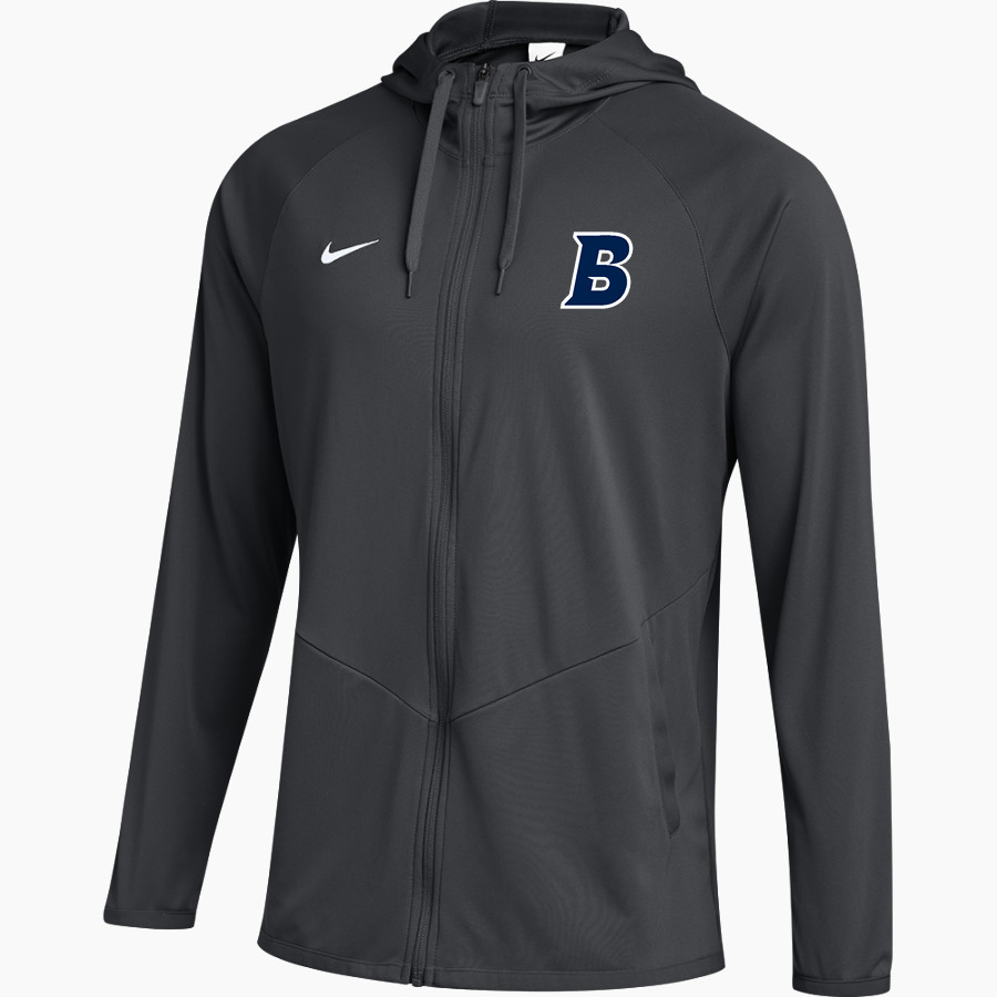 Brandeis Judges Online Store <span class="pdp-name-mascot">Brandeis Judges</span> Nike Men's Team Full Zip Hooded Relentless Jacket