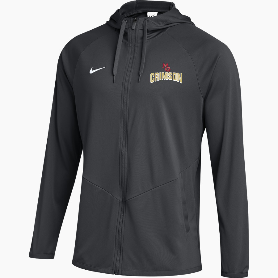 Maple Grove Crimson Nike Men's Team Full Zip Hooded Relentless Jacket