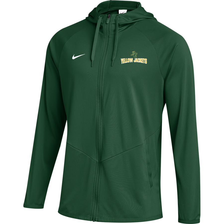 BESSEMER CITY HIGH SCHOOL YELLOW JACKETS <span class="pdp-name-mascot">BESSEMER CITY YELLOW JACKETS</span> Nike Men's Team Full Zip Hooded Relentless Jacket
