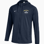 Morris Jeff Pelicans <span class="pdp-name-mascot">Morris Jeff Pelicans</span> Nike Men's Team Full Zip Hooded Relentless Jacket Front Thumbnail