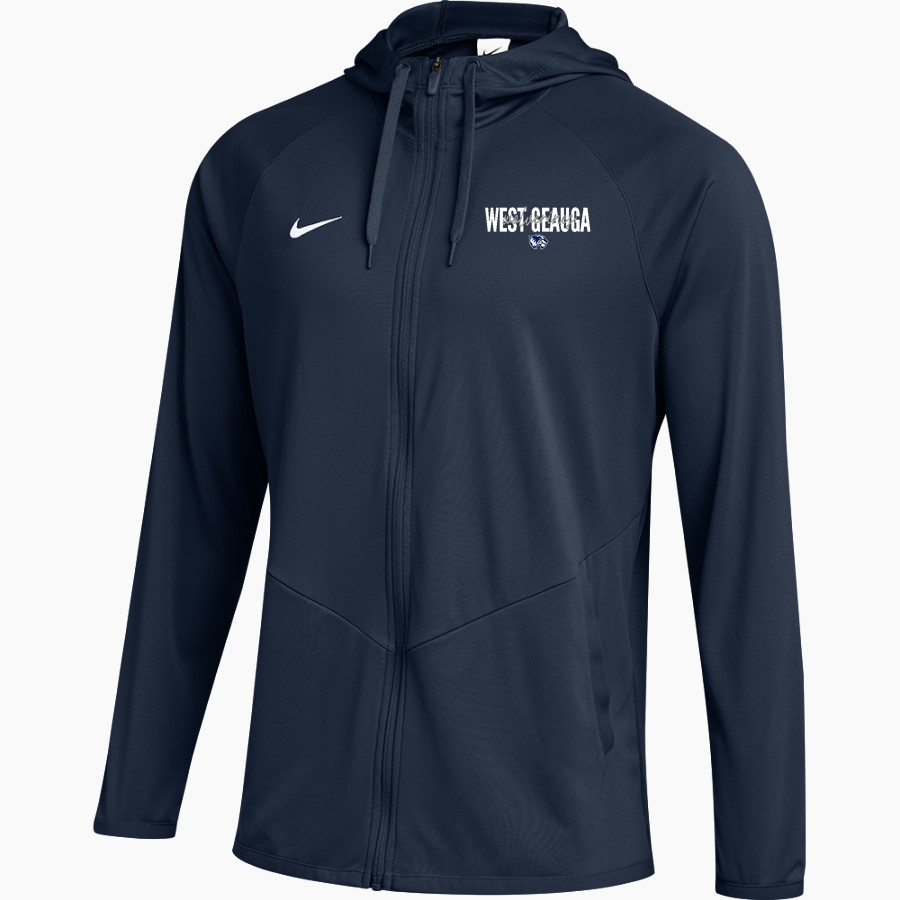 WEST GEAUGA HIGH SCHOOL WOLVERINES ONLINE STORE <span class="pdp-name-mascot">WEST GEAUGA WOLVERINES</span> Nike Men's Team Full Zip Hooded Relentless Jacket