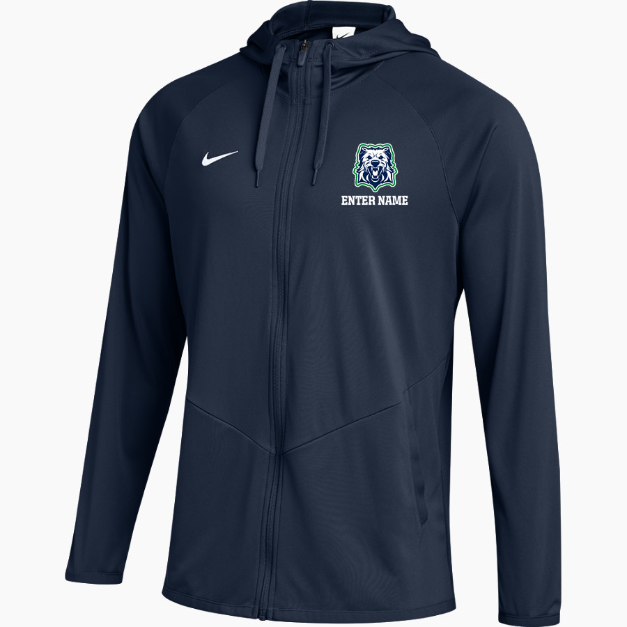 St. Patrick's Academy Wolfhounds <span class="pdp-name-mascot">Great Falls Central Catholic H S Mustangs</span> Nike Men's Team Full Zip Hooded Relentless Jacket