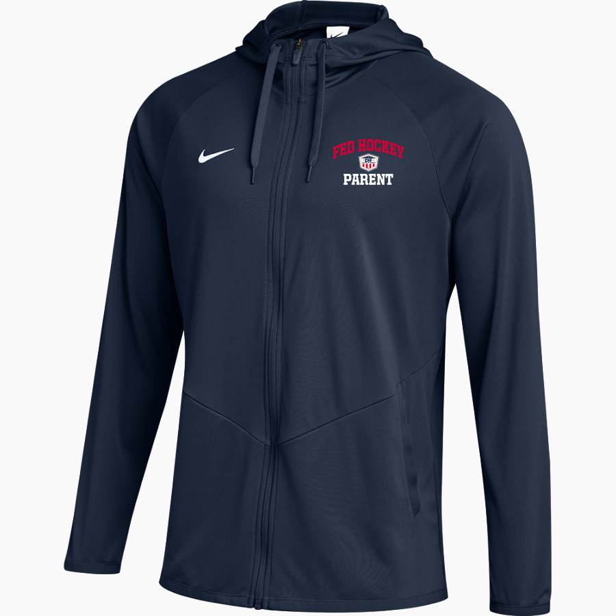 Collegiate Hockey Federation Nike Men's Team Full Zip Hooded Relentless Jacket