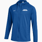 MTSU Blue Raiders Nike Men's Team Full Zip Hooded Relentless Jacket Front Thumbnail