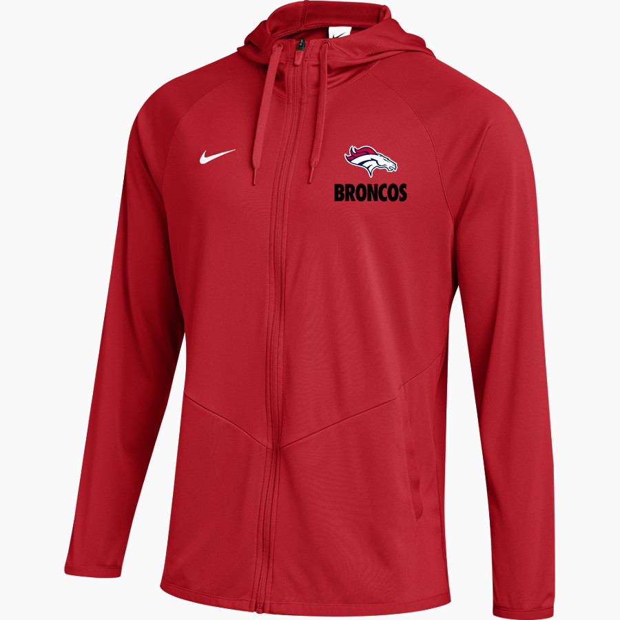 MIDDLEBURG HIGH SCHOOL BRONCOS Nike Men's Team Full Zip Hooded Relentless Jacket
