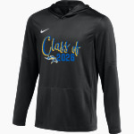 AGOURA HIGH SCHOOL CHARGERS AC Nike Men's Dri-Fit Lightweight Hoodie Front Thumbnail