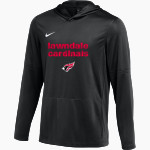 LAWNDALE HIGH SCHOOL CARDINALS AC Nike Men's Dri-Fit Lightweight Hoodie Front Thumbnail